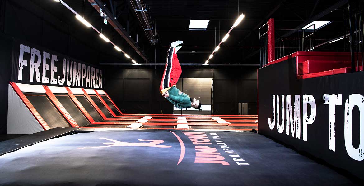 Innovative Trampoline park design pushing the boundaries of fun